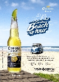 Iniciativa de Corona para preservar y salvar las playas apoyada en internet, RR.PP y eventos