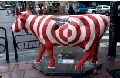 Vacas con arte, una idea de marketing que llega a Madrid