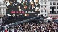 T-Mobile organiza un multitudinario karaoke en Trafalgar Square