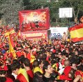 Sampling masivo de General Optica y Sunny Delight durante la celebración del Mundial en Madrid 