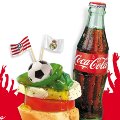 Promoción gastronómica de Coca-Cola con motivo del derbi madrileño