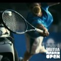La fachada de la sede de Mutua Madrileña alberga un partido de tenis vertical