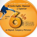 Repsol y el Corte Inglés lanzan una campaña de descuento en carburantes y compras