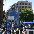 Royal Caribbean monta un crucero callejero en el centro de Madrid
