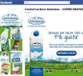 Central Lechera Asturiana regala leche a través de Facebook 