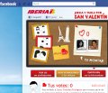 Iberia saca partido a San Valentín con un concurso en Facebook