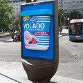 Danone usa exterior de alto impacto para su nuevo yogur helado
