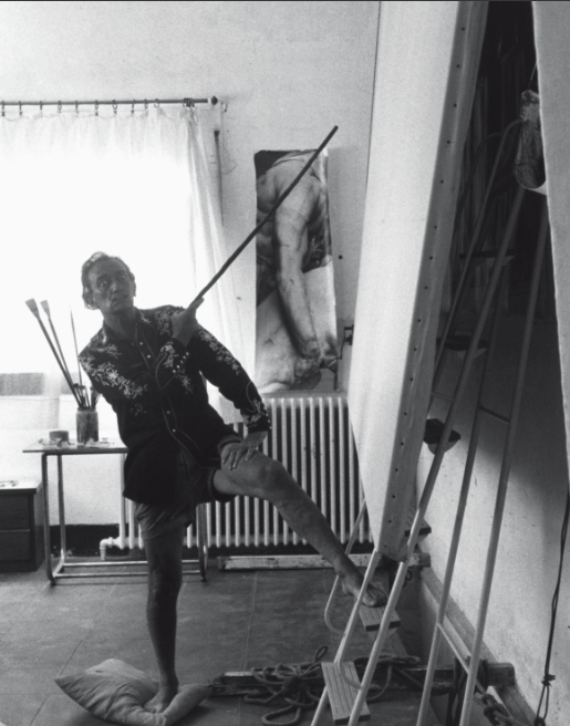Dalí, en su estudio de Girona, 1966 Dalí, en su estudio de Girona, 1966