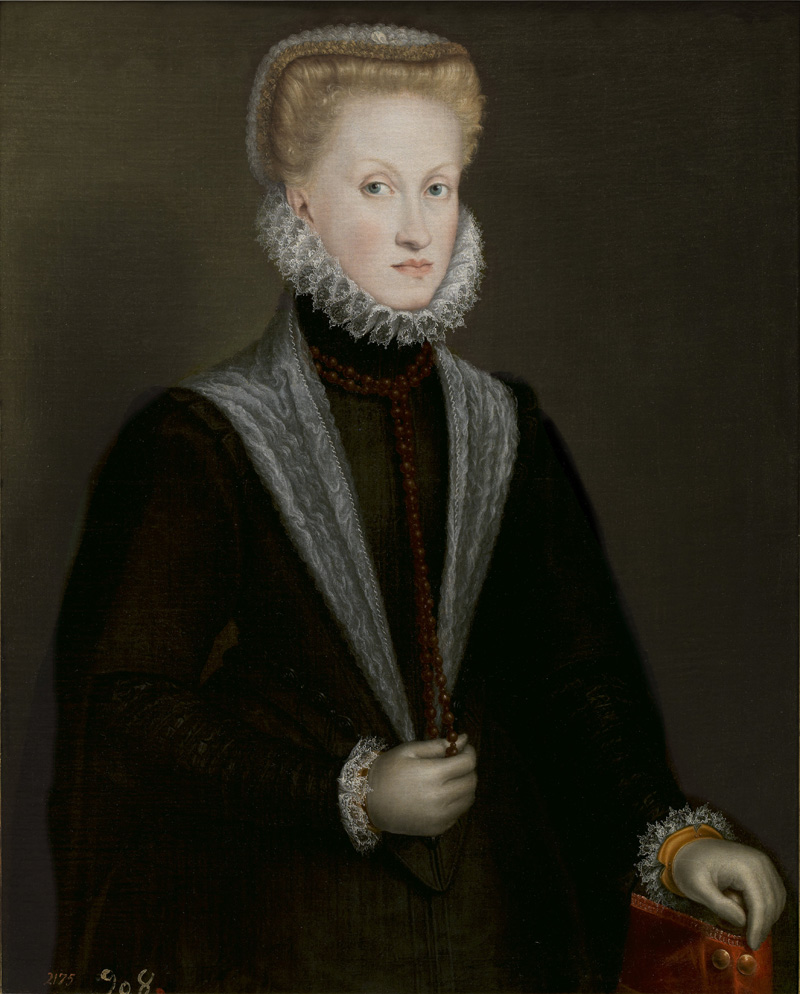 Retrato de la reina Ana de Austria por Sofonisba Anguissola (1573). Retrato de la reina Ana de Austria por Sofonisba Anguissola (1573).