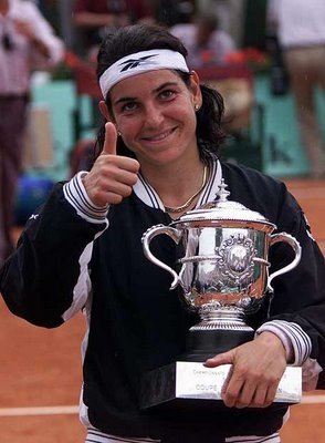 Sánchez Vicario, en Roland Garros. Foto: Facebook Arantxa Sánchez Vicario. Sánchez Vicario, en Roland Garros. Foto: Facebook Arantxa Sánchez Vicario.
