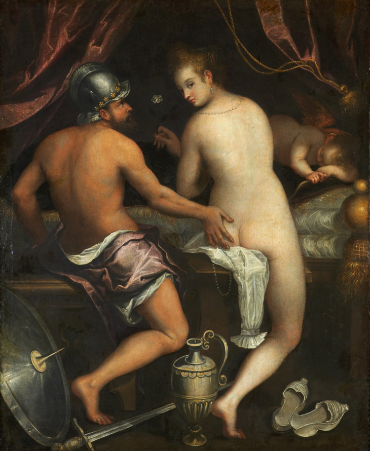 Marte y Venus por Lavinia Fontana (1600-1610). Marte y Venus por Lavinia Fontana (1600-1610).