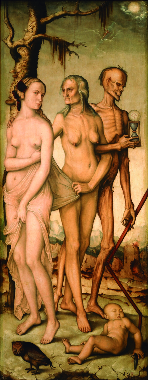 'Las edades y la muerte', Baldung Grien (1541-1544). 'Las edades y la muerte', Baldung Grien (1541-1544).