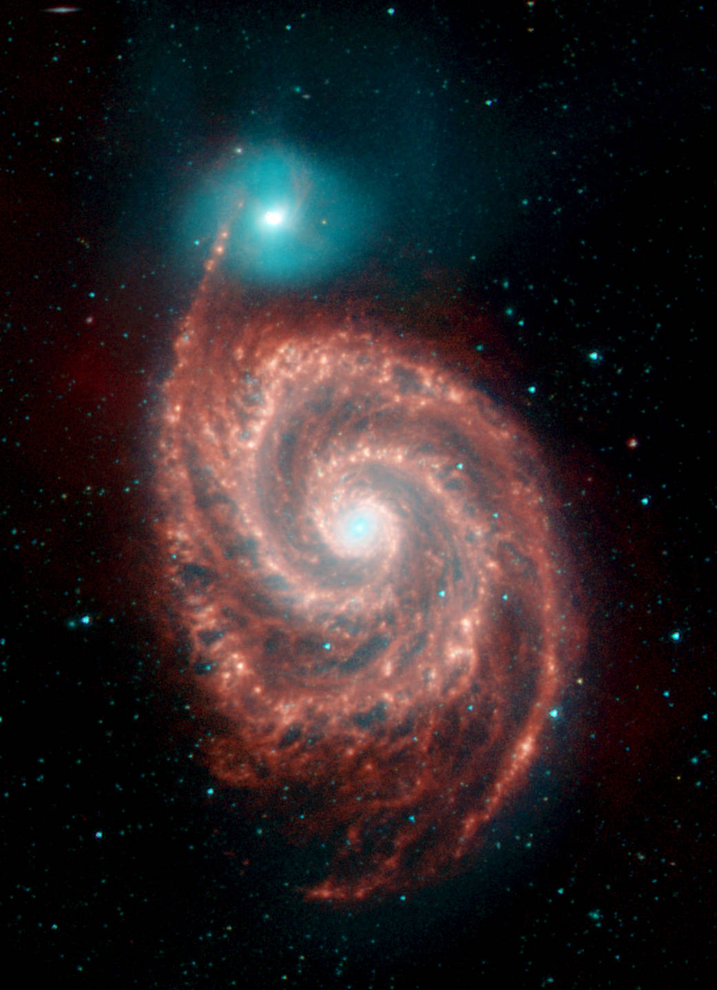 Imagen de la Galaxia Remolino (M51) Imagen de la Galaxia Remolino (M51)