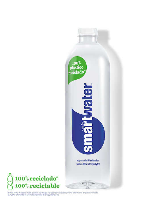 Los primeros envases hechos de plástico 100% reciclado han llegado a la oferta de bebidas de Coca-Cola en España de la mano de Glacéau Smartwater Los primeros envases hechos de plástico 100% reciclado han llegado a la oferta de bebidas de Coca-Cola en España de la mano de Glacéau Smartwater