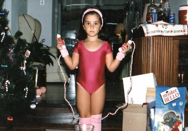 Edurne, de niña Edurne, de niña