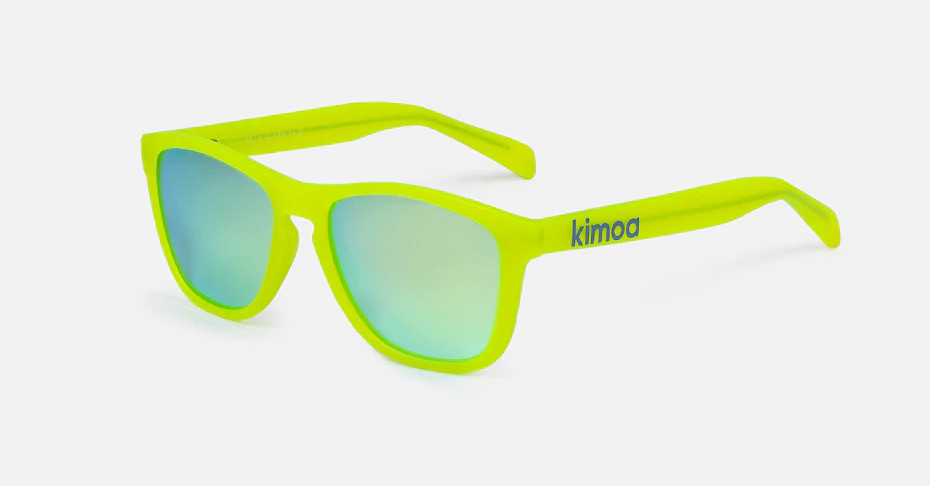 Gafas de sol unisex Kimoa LA Alarm con montura en amarillo. Gafas de sol unisex Kimoa LA Alarm con montura en amarillo.