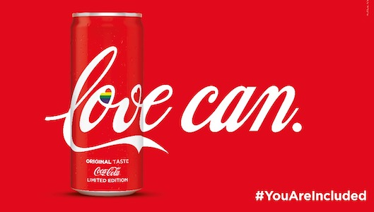 Coca-Cola lanza una edición limitada de sus latas para apoyar la diversidad, Internacional