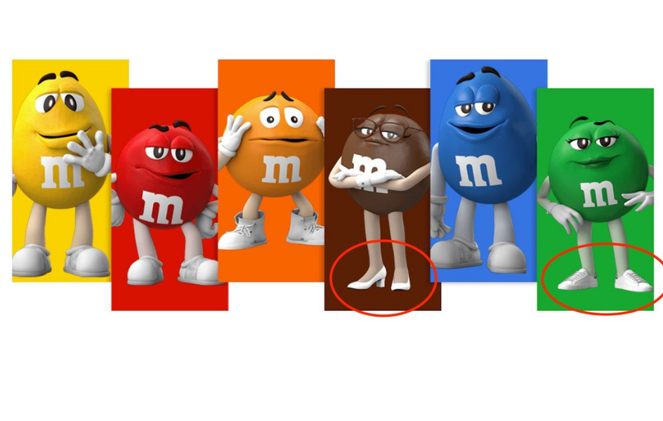 La nueva imagen de los chocolates M&Ms