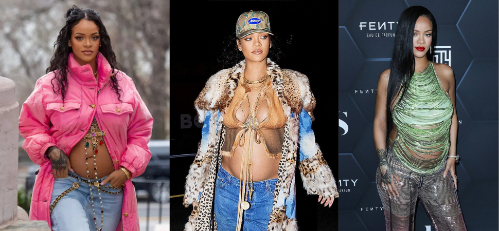 Rihanna lleva la moda premamá a un nuevo nivel