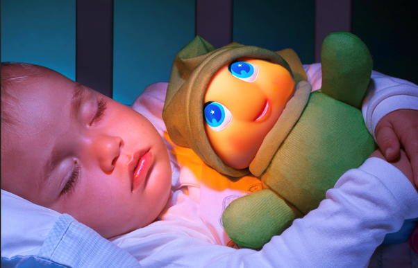 M MOLTO Gusyluz® Rose. Jouet en Peluche avec lumière pour Dormir