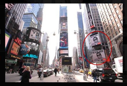 ray ban times square