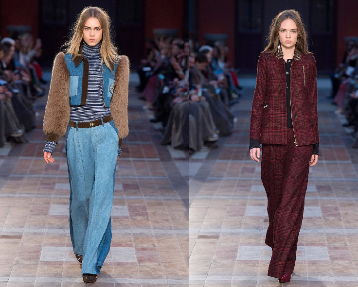 Dos modelos de la colección Otoño/Invierno 2016 de Sonia Rykiel Dos modelos de la colección Otoño/Invierno 2016 de Sonia Rykiel
