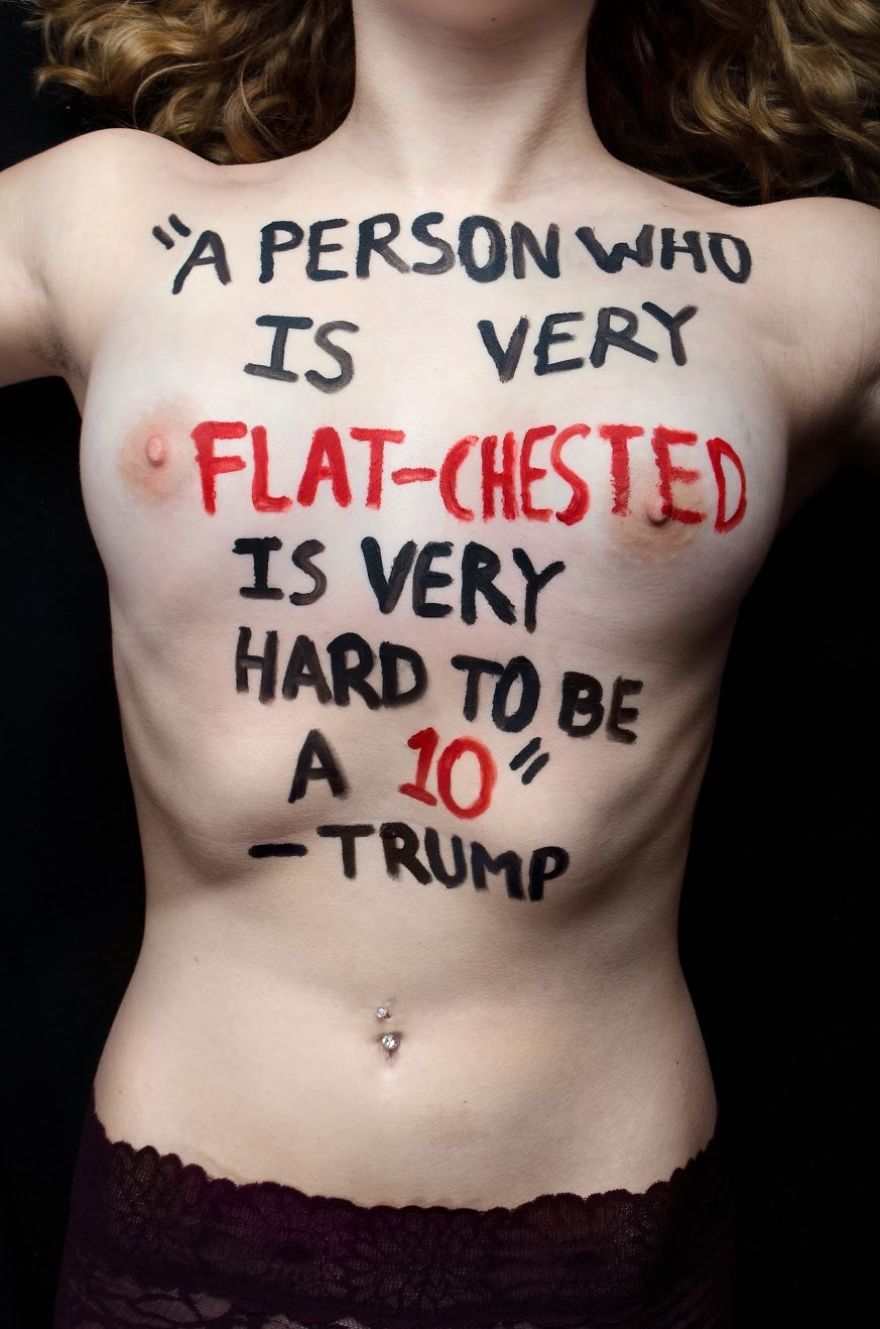 'Una persona con el pecho muy plano es muy difícil que sea un 10'/Foto: Aria Watson 'Una persona con el pecho muy plano es muy difícil que sea un 10'/Foto: Aria Watson