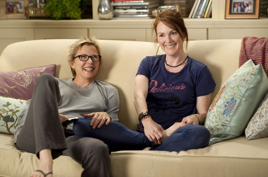 Annette Bening y Julian Moore interpretan a Nic y Jules. Foto: IMDB/ Suzanne Tenner - Focus Features Annette Bening y Julian Moore interpretan a Nic y Jules. Foto: IMDB/ Suzanne Tenner - Focus Features