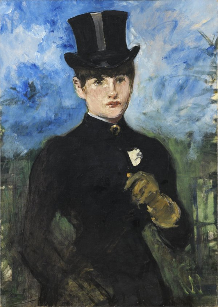 'Amazona de frente' de Édouard Manet. Imagen: Museo Thyssen-Bornemisza 'Amazona de frente' de Édouard Manet. Imagen: Museo Thyssen-Bornemisza