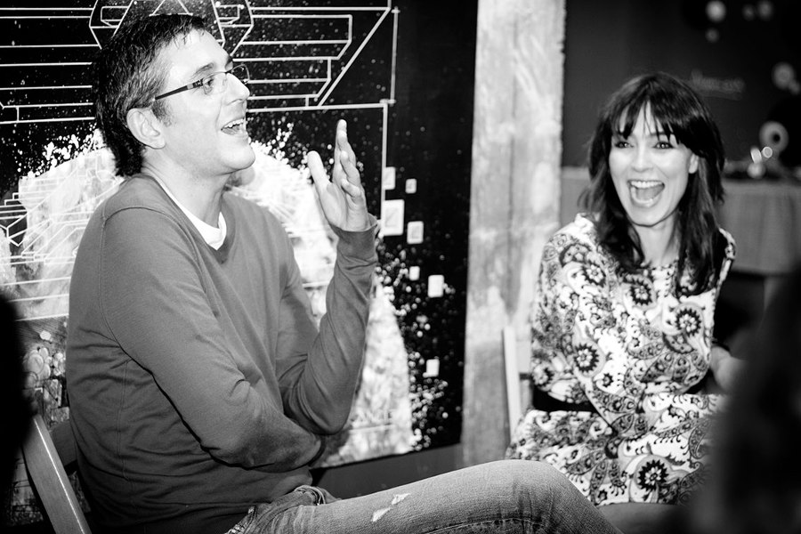 El político Eduardo Madina y la periodista Marta Fernández El político Eduardo Madina y la periodista Marta Fernández