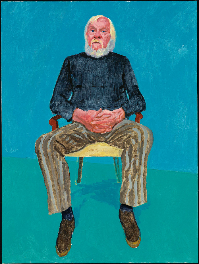 Hace tiempo que el artista conceptual John Baldessari, nacido y criado en California, es uno de los artistas contemporáneos más célebres de la Costa Oeste. Algunos años mayor que Hockney, ha sido amigo suyo durante varias décadas. Foto: Richard Schmidt Hace tiempo que el artista conceptual John Baldessari, nacido y criado en California, es uno de los artistas contemporáneos más célebres de la Costa Oeste. Algunos años mayor que Hockney, ha sido amigo suyo durante varias décadas. Foto: Richard Schmidt
