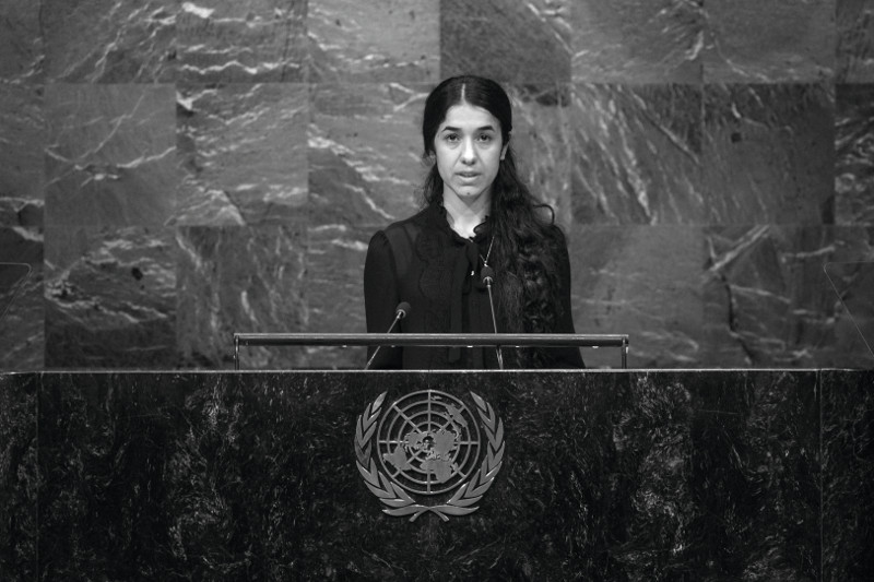 Interviniendo ante los miembros de la ONU. Foto: Cia Pak/UN Interviniendo ante los miembros de la ONU. Foto: Cia Pak/UN